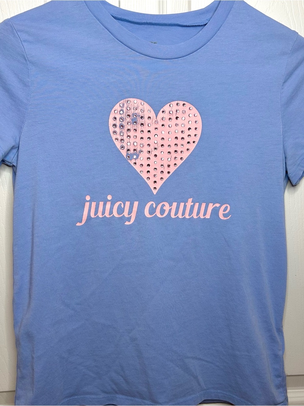 Y2K 2000s juicy couture rhinestone graphic t shirt 🎀